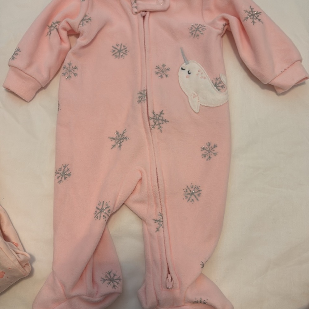 Newborn pajamas. Carter’s,Disney,Pause&Sleep - Picture 6 of 8